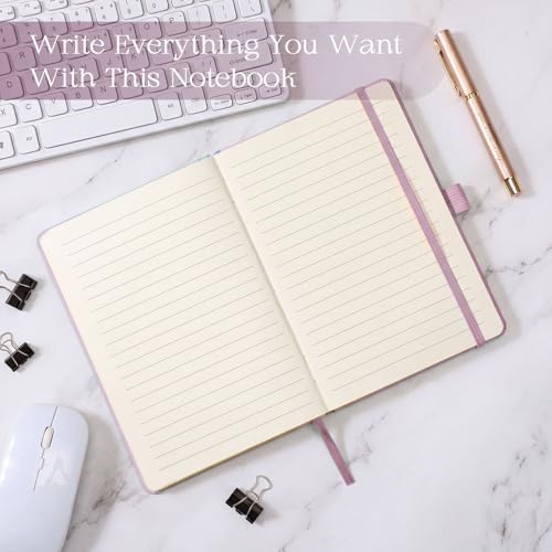 Laumoi 28 Pack A5 PU Leather Lined Notebook Journal, Pastel Color,Simple - Image 7