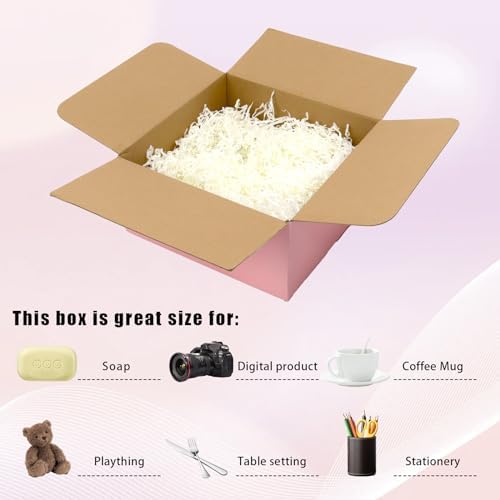8x8x4 Pink Shipping Boxes, 30 Pack Mailing Boxes for Small Business, Corrugated Cardboard Boxes for Shipping, Packaging - Image 5