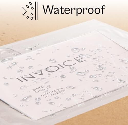 PSBM 1000 PCS 5.5 x 10 Inch Clear Blank Packing List Envelopes, Shipping Documents Pouches/Sleeves for Mailing Labels, Invoices, Documents and Packing Slips - Image 5