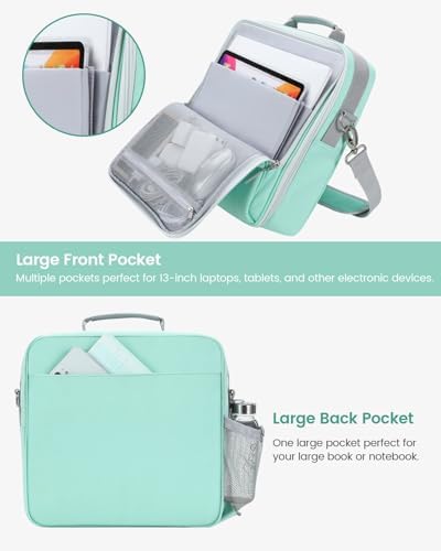 Zipper Binder 3 Inch D-Ring 3 Ring with Water Bottle Holder - Image 2