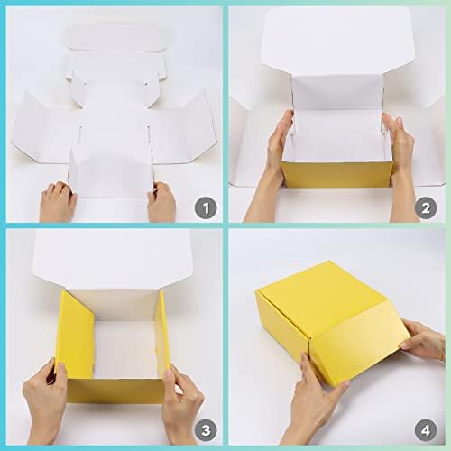 PHAREGE 18 Pack 12x9x4 in Cardboard Shipping Boxes, 6 Colors Gift Box - Image 6