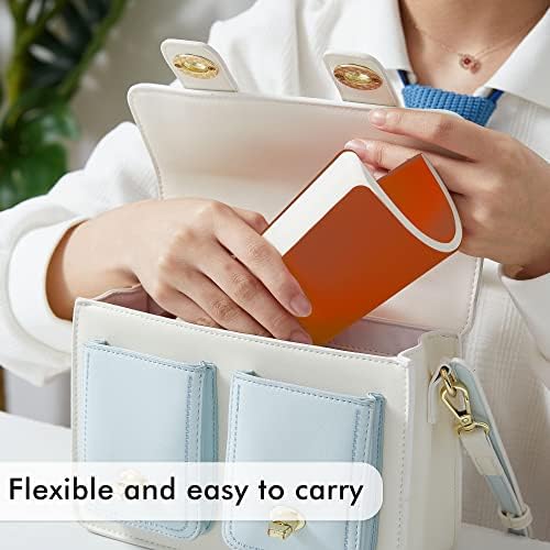 feela 36 Pack Soft Cover Journal Bulk, Lined Blank Travel Journal for Women Men Writing, Notebooks College Ruled for Work, Note Taking Notebook School Business Supplies, 8.2” x 5.5”, A5, Dark Orange - Image 5
