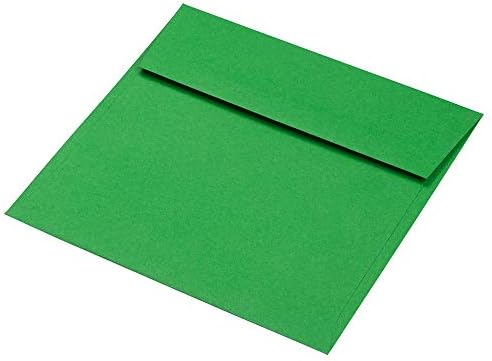 JAM PAPER 6.5 x 6.5 Square Colored Invitation Envelopes - Green Recycled - Bulk 250/Box - Image 3