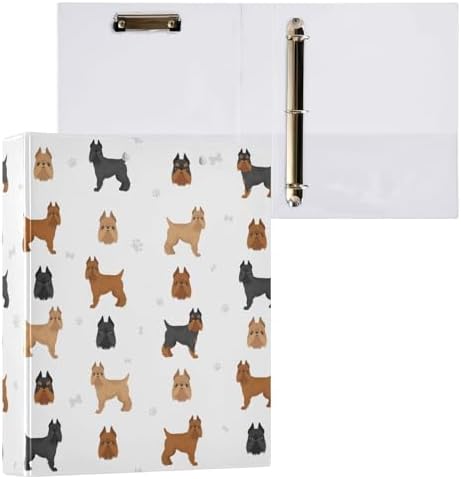 3 Ring Binder 1.5 Inch Clipboards Binders with Interior Pockets Round Ring Binder for Office Supplies and School - Image 3