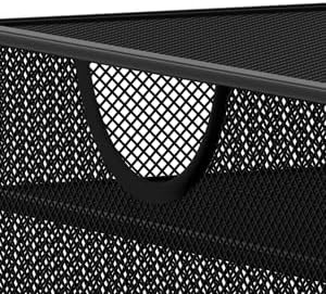 EasyPAG Paper Trays for Classroom 14 Tier Mesh Desk Organizer Shelves with Handle A4/Letter Size File Folder Organizer Shelf for Office, School, Home, Black - Image 7