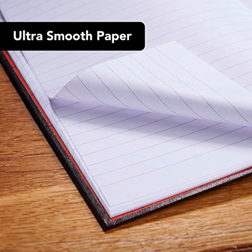 Black n' Red‭ Notebooks, Business Journals, 2 Pack, 8-/4" x 5-7/8", 96 Sheets, Ruled, Optik Paper, Hardcover, Casebound, Black (400163207)‬‬‬‬‬‬ - Image 2
