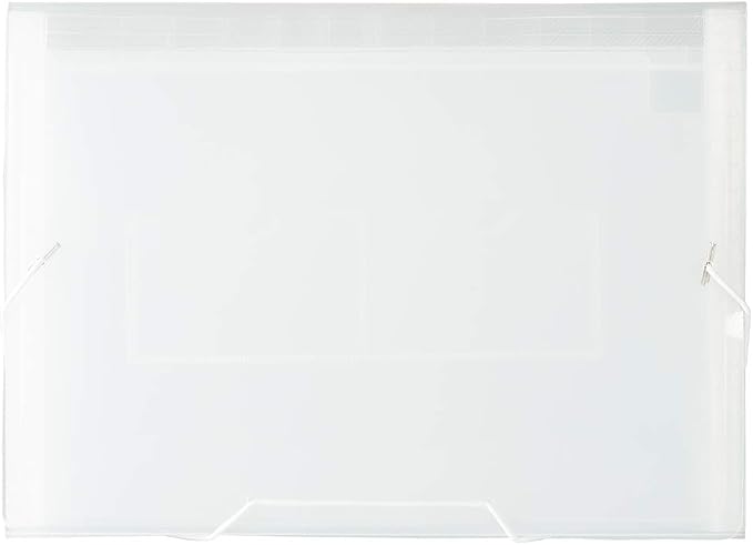 JAM PAPER Accordion Folders - 13 Pocket Plastic Expanding File - Letter Size - 9 x 13 - Clear - 2/Pack - Image 2