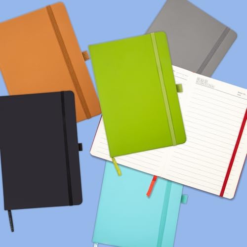 12 Pack Lined Journal Notebook - A5 Hardcover Notebooks 192 Pages, 100 GSM Thick Paper Journal, 8.3 x 5.7 inches, Journals for Writing, School Supplies, Office Supplies - Image 4