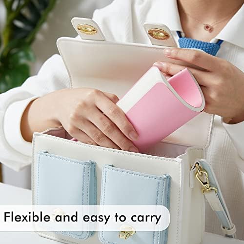 feela 36 Pack Soft Cover Journal Bulk, Lined Blank Travel Journal for Women Men Writing, Notebooks College Ruled for Work, Note Taking Notebook School Business Supplies, 8.2” x 5.5”, A5, Pink - Image 5