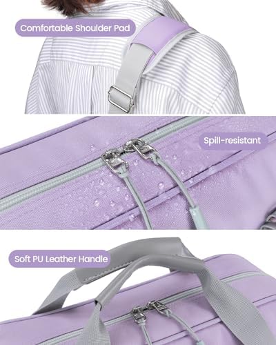 4 Inch Zipper Binder 3 Ring with Shoulder Strap,Tough/Multi-Pocket - Image 4