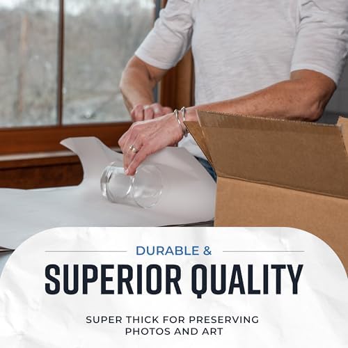Bryco Goods Packing Paper Sheets for Moving | 640 Sheets | 27" x 17" | 20lb | Made in USA | Newsprint Paper | Must Have in Your Moving Supplies - Image 3