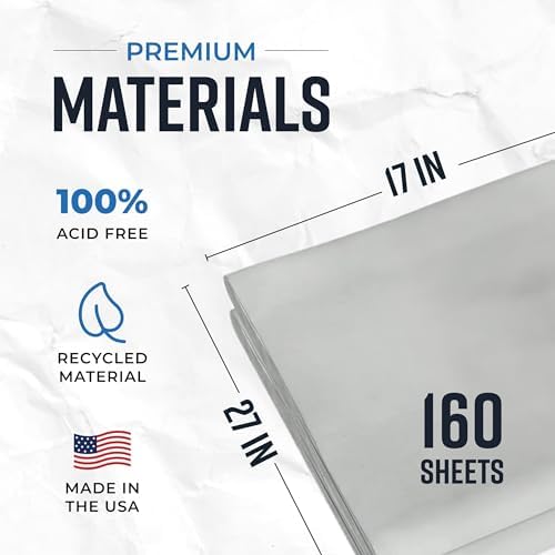 Bryco Goods Newsprint Packing Paper Sheets for Moving - 5lb - 160 Sheets of Newspaper Paper - Must Have in Your Moving Supplies - 27" x 17" - Made in USA - Image 2