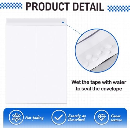 Motipuns 20 Pcs 14'' x 18'' Large Mailing Envelopes with Gummed Flaps - Image 4