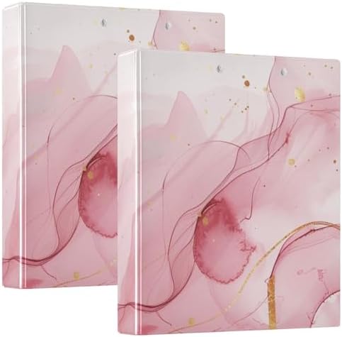 3 Ring Binder 1.5 Inch Clipboards Binders with Interior Pockets Round Ring Binder for Office Supplies and School by KICPOAY