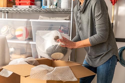 Duck Brand Small Bubble Cushioning Wrap for Moving & Shipping 600 FT Total - Bubble Packing Wrap for Extra Protection Packaging Boxes & Mailers - Clear Bubble Roll Moving Supplies 150 FT Each 4 Rolls - Image 5