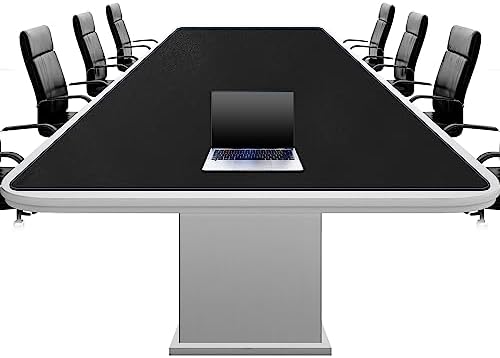 CENNBIE MAX220 86.6" x 39.4" Leather Desk Mat Protector, Extra Large Leather Desk Pad for Full Desk - XXL Super Large Mouse Pad (Black) by CENNBIE
