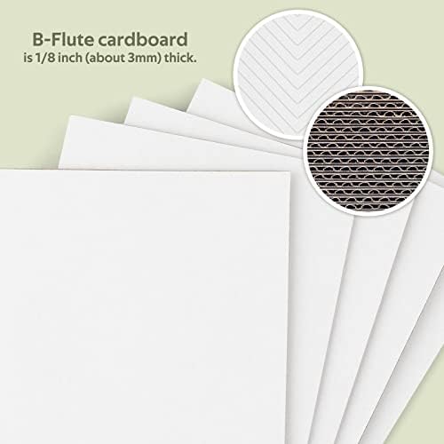 Golden State Art 50 Pack 8x10 Corrugated Cardboard Sheets - Image 3