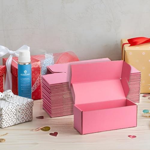 Pink Shipping Boxes 10x4x4 Inches, 20 Pack - Image 4