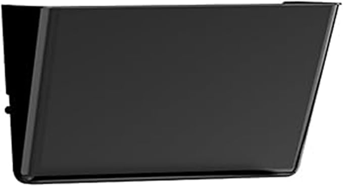 MINDEPOT 1 Pockets Acrylic Wall File Organizer, Wall File Holder Black by MINDEPOT