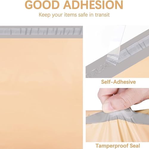 Metronic Poly Mailers 10x13 100PC Small Shipping Bags Envelopes for Clothes - Image 3