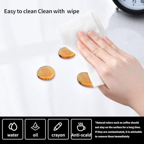 Clear Desk Mat, Non-Slip PVC Desk Protector Mat (11.8''*11.8'') - Image 3