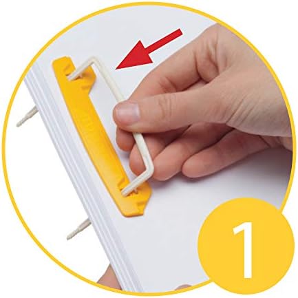 Jalema Clip Plus 5712525 Filing Clips Assorted Colours Pack of 100 Yellow/White - Image 4