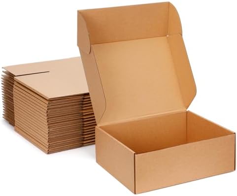 Kraft Brown Shipping Boxes 9x6x4 Inches, 20 Pack by DUZCLI