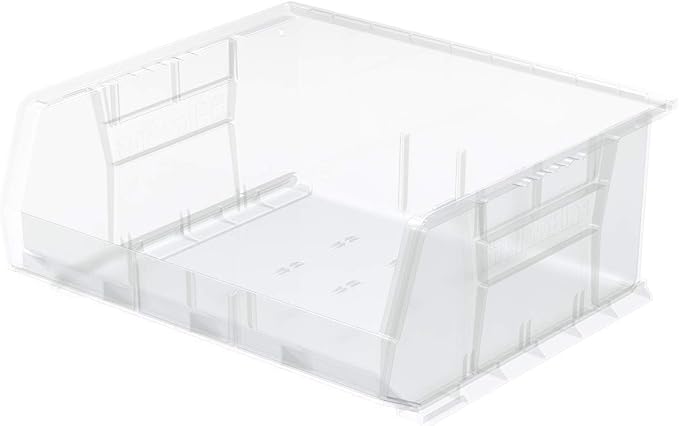 Akro-Mils 30250 AkroBins Plastic Storage Bins, 15"x16"x7", Clear, 6-Pack | Space-Saving Stackable Bins for Garage, Pantry, Craft Organization - Image 13