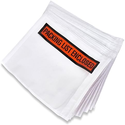 Sales4Less Packing List Envelopes 7.5" X 5.5" Pouches Invoice Enclosed Adhesive Bags Pack of 1000 by SALES4LESS