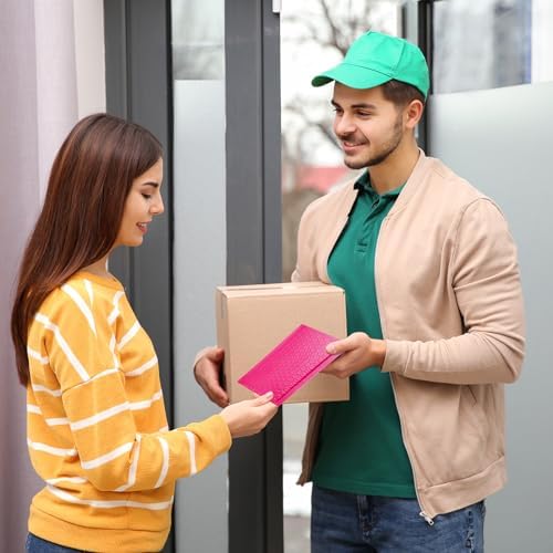Metronic Small Bubble Mailers 4x8 Inch 200 Pack Pink Padded Envelopes - Image 6