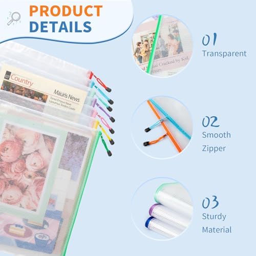 Umriox Zipper Pouch Bundle (32PCS 16.9x12.4 in & 32PCS 13.0x9.0 in) - Image 7