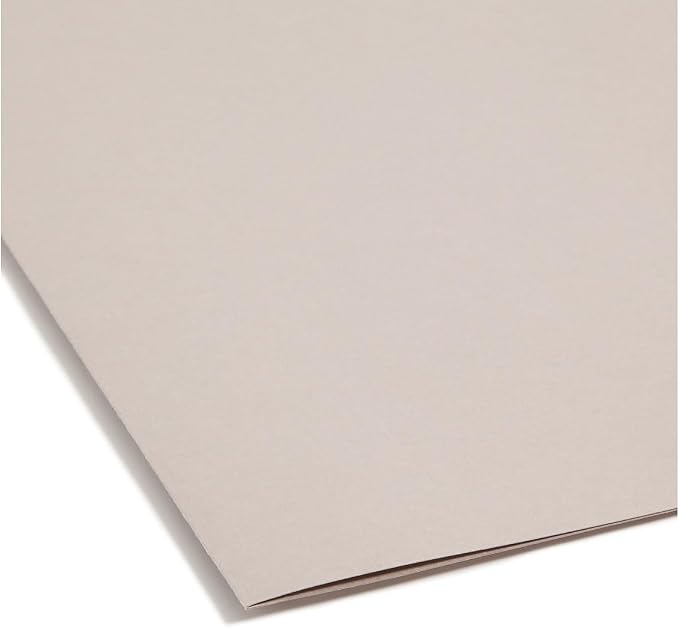 Smead TUFF Extra Capacity Box Bottom Hanging Folder, 1/3-Cut Easy Slide Tab, Steel Gray, 18 per Box - Image 4