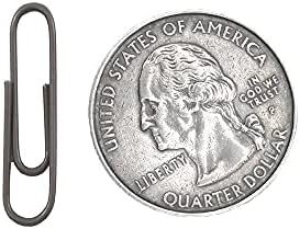 JAM PAPER Colorful Standard Paper Clips - Regular 1 Inch - Gray Paperclips - 100/Pack - Image 4