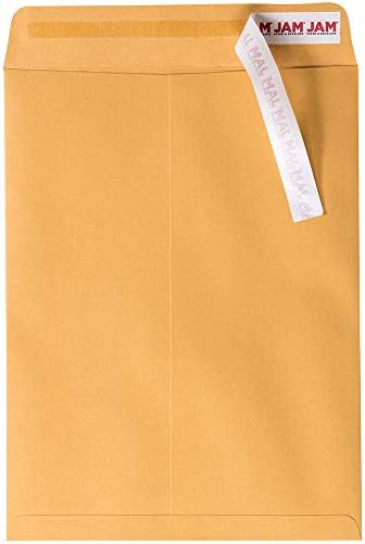 JAM PAPER 9 x 12 Open End Catalog Premium Envelopes with Peel and Seal Closure - Brown Kraft Manila - Bulk 500/Carton - Image 2