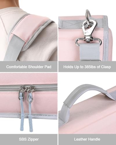 3" D-ring Zipper Binder with 700+ Sheets Capacity - Image 7