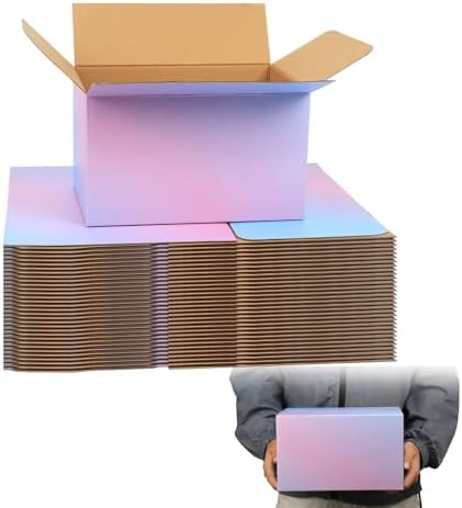 FORBFAN 10 x 7 x 6 Shipping Boxes, 30 Pack Corrugated Cardboard Mailing Boxes for Small Business, Colorful Packing Boxes for Shipping & Storage by FORBFAN-US