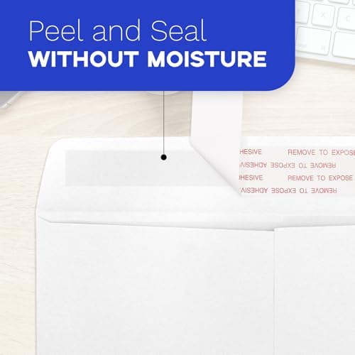 Goefun Catalog Envelopes, White, 6x9, 100 PCS - Image 3