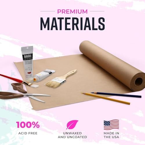 Bryco Goods 48" x 100' (1200") Brown Kraft Paper Roll, Made in USA - Image 3