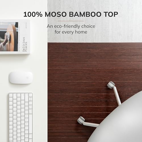 Anji Mountain 48" x 42" Bamboo Office Chair Mat for Carpet & Hardwood Floor - Image 3
