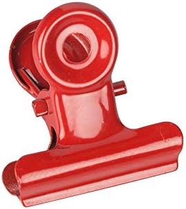 JAM PAPER Metal Bulldog Clips - Small - 22mm - Red - 25/Pack - Image 2