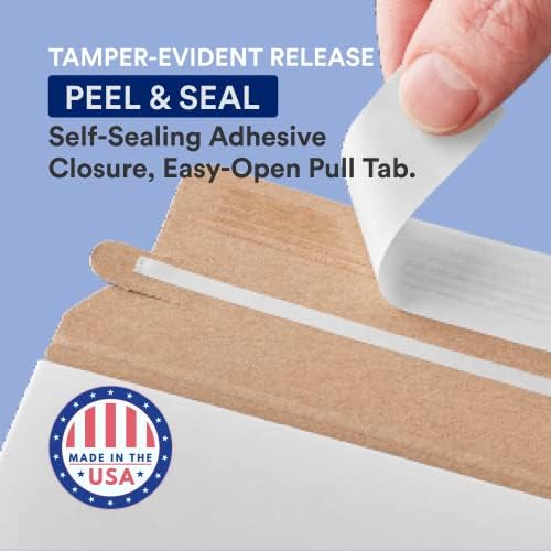 BOX USA StayFlat Mailers, 9"L x 11.5"W Pack of 100 and 11"L x 13.5"W Pack of 100 | Photo Document Shipping Storage Mailers - Image 4