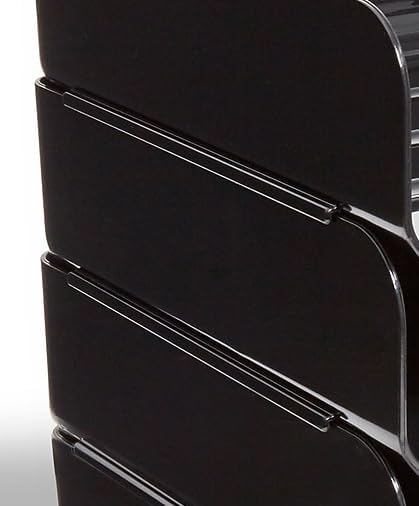 TRU RED Side‑Load Stackable Plastic Letter Tray, Black, 6‑Pack – Desktop Paper Organizer for Office Files & Documents - Image 5
