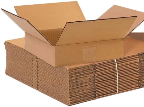 BOX USA Moving Boxes 10"L x 10"W x 2"H Medium 25-Pack | Corrugated Cardboard Box for Packing, Moving and Storage 10x10x2 10102 - Image 4