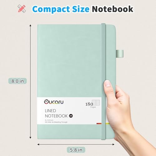Oucaru 16 Pack Bulk Journal Notebook, A5 Lined Notebook Set, 180 Pages - Image 2