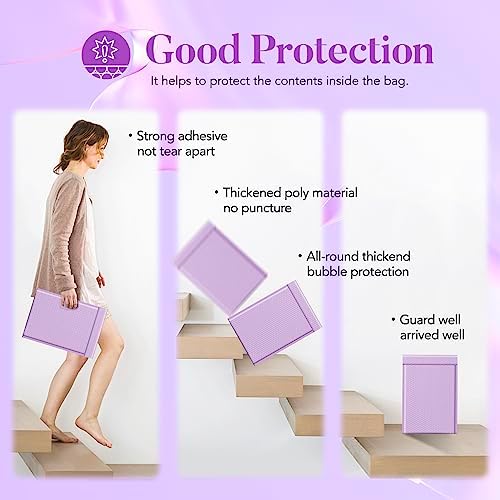 Fuxury Large Bubble Mailers 10.5x16" 40 Pack Self Seal Padded Envelopes - Image 5