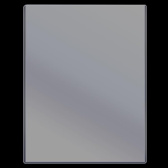 Teling 1 Pcs 8.5 x 11 Inch Rigid Sheet Protectors, Clear Plastic Document Sleeves, Hard Document Holder, Birth Certificate Protector Certificate Holder Clear Paper Protector for Important Documents by Teling