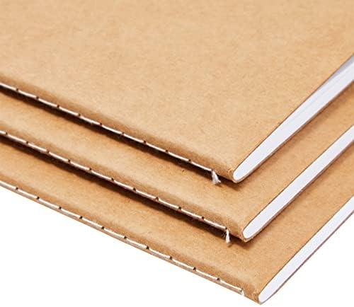 Paper Junkie Notebooks for School - 4.3 x 8.2 In, Kraft Brown, Pack of 48 - Lined Notebooks - Kraft Paper Journals for Note Taking & Journal Writing - Image 6