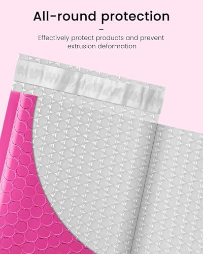 GSSUSA Pink Bubble Mailers 6x10 Inches 600 Pack Padded Poly Mailer - Image 3