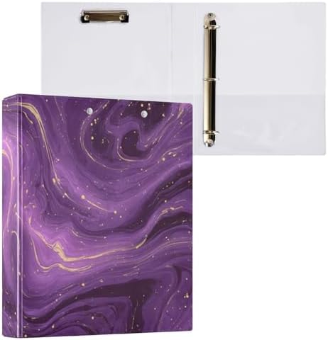 3 Ring Binder 1.5 Inch Clipboards Binders with Interior Pockets Round Ring Binder for Office Supplies and School by KICPOAY
