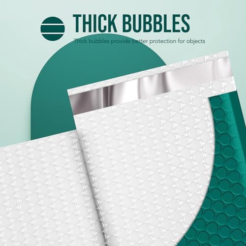 Fuxury Large Bubble Mailers 10.5x16" 40Pack Gift Wrap Padded Envelopes - Image 4
